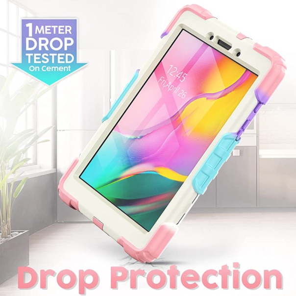 Torbica Rainbow Port za Samsung T290/T295 Galaxy Tab A8.0 2019 roze - 94187