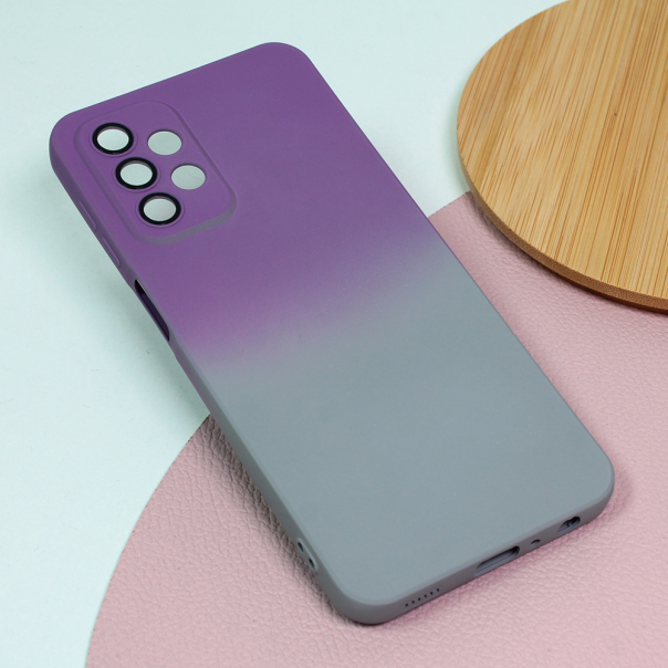 Maska za Samsung Galaxy A23 4G/5G ljubicasto Rainbow Spring siva - 207314