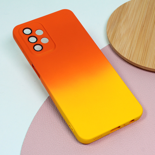 Maska za Samsung Galaxy A23 4G/5G narandžasto Rainbow Spring žuta - 207315