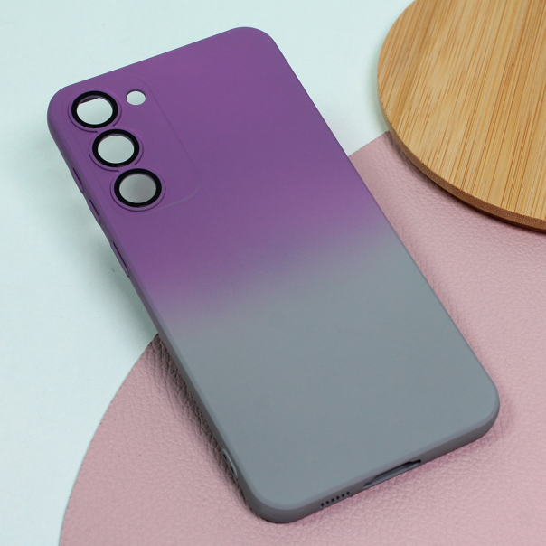 Maska za Samsung Galaxy S23 Plus ljubicasto Rainbow Spring siva - 207340-1