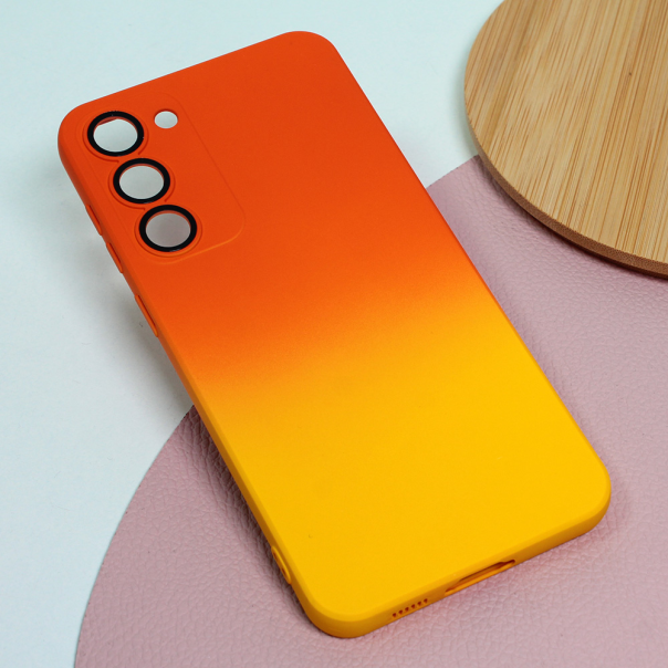 Maska za Samsung Galaxy S23 Plus narandžasto Rainbow Spring žuta - 207341