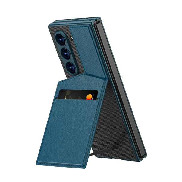 Maska za Samsung Galaxy Z Fold 6 5G sa držačem kartice Rotor plava - 215123