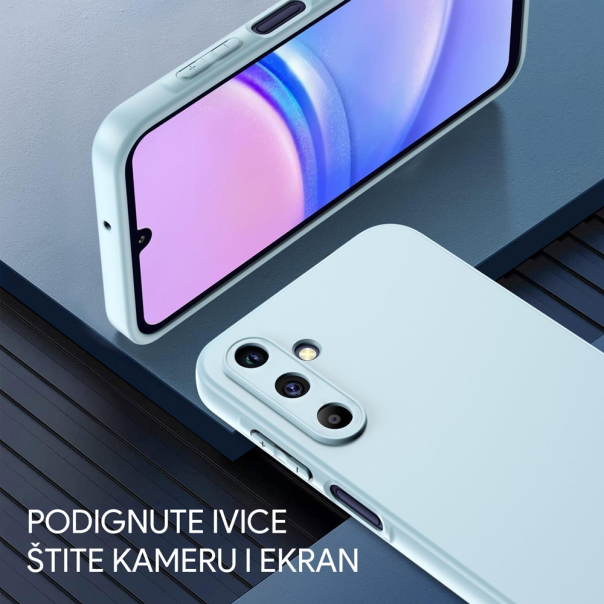 Torbica Shell Velvet za Samsung A266B Galaxy A26 5G plava - 220098