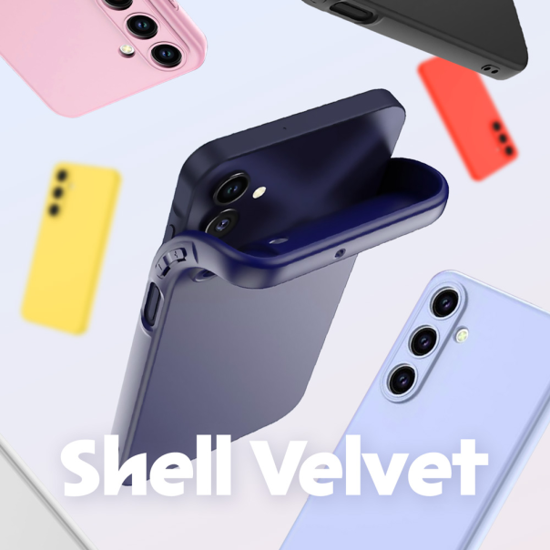 Torbica Shell Velvet za Samsung A266B Galaxy A26 5G plava - 220098