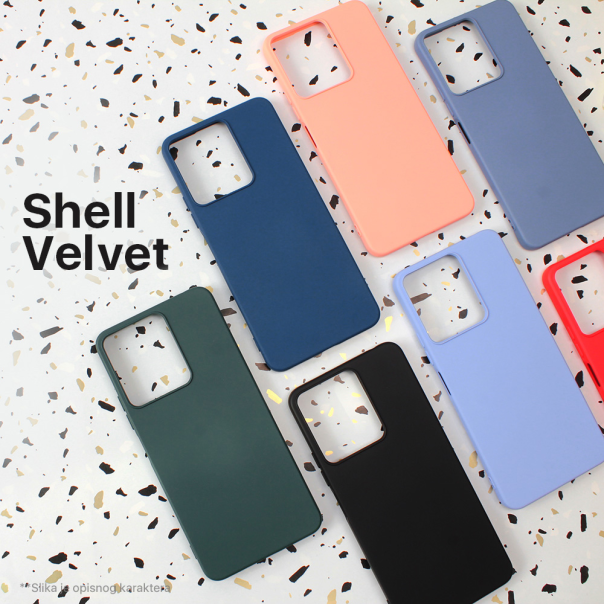 Maska za Xiaomi Redmi 13C Shell Velvet plava - 213330