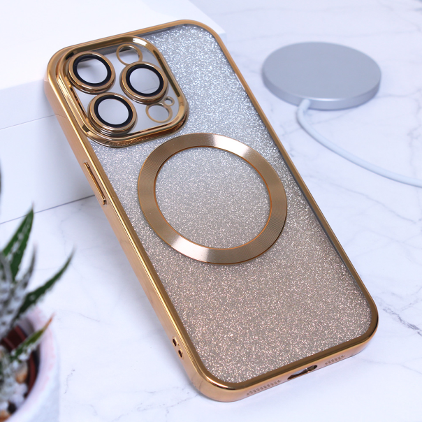 Torbica Shine Magsafe za iPhone 14 Pro 6.1 zlatna - 208804-1