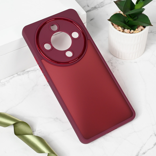 Maska za Honor Magic 6 Lite Shining Camera crvena - 214538