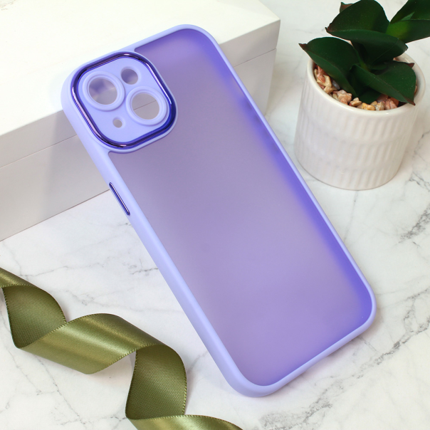 Maska za iPhone 15 6.1 Shining Camera ljubičasta - 210099