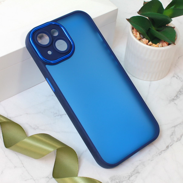 Maska za iPhone 15 6.1 Shining Camera plava - 210100