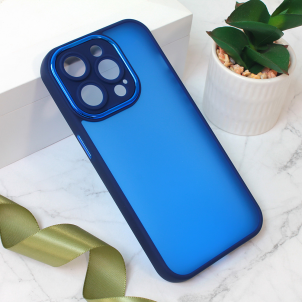 Maska za iPhone 15 Pro 6.1 Shining Camera plava - 210104