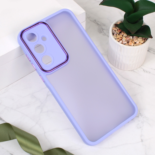 Maska za Samsung Galaxy A55 5G Shining Camera ljubičasta - 213952