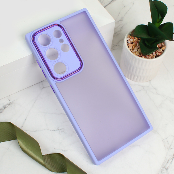 Maska za Samsung Galaxy S24 Ultra Shining Camera ljubičasta - 212416