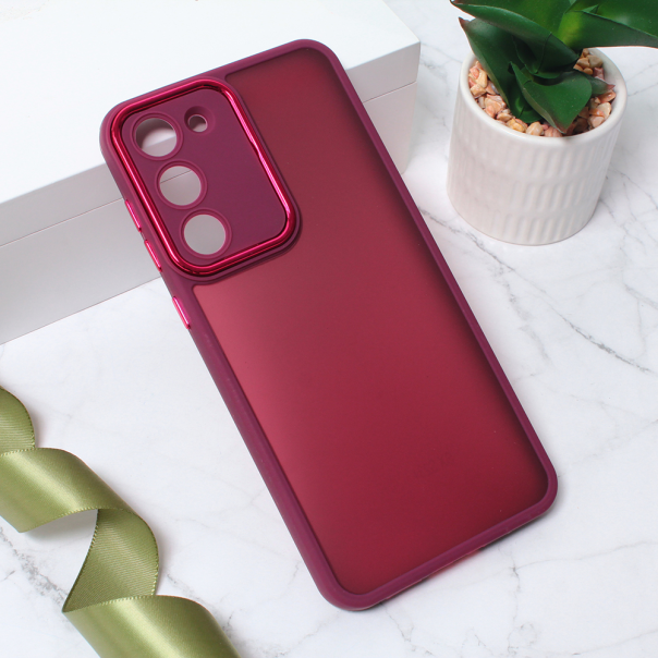 Maska za Samsung Galaxy S23 Plus Shining Camera crvena - 207382