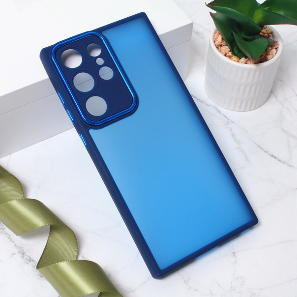 Maska za Samsung Galaxy S23 Ultra Shining Camera plava - 207379