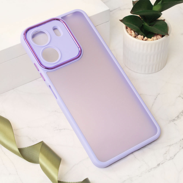 Maska za Xiaomi Redmi 13C Shining Camera ljubičasta - 213659