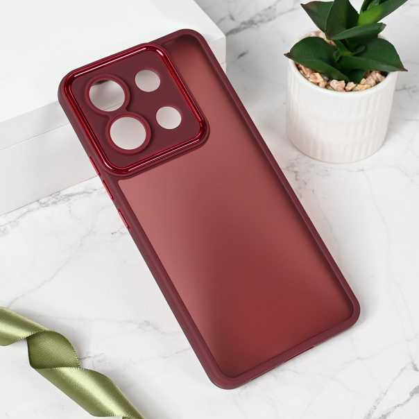 Maska za Xiaomi Redmi Note 13 Pro 5G (EU) Shining Camera crvena - 214565