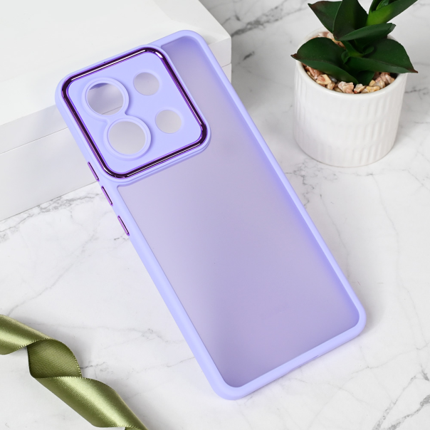 Maska za Xiaomi Redmi Note 13 Pro 5G (EU) Shining Camera ljubičasta - 214566