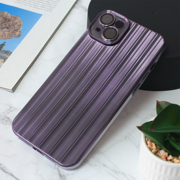 Maska za iPhone 14 Plus 6.7 Shining Line ljubičasta - 207451