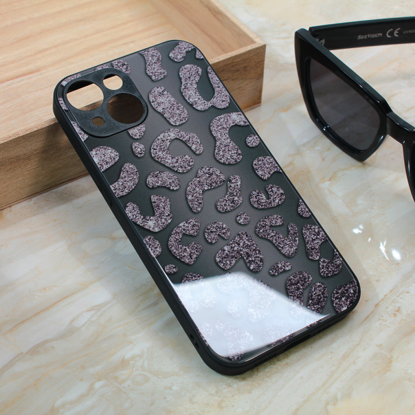 Torbica Shiny glass za iPhone 14 6.1 crna - 212213