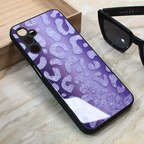 Maska za Samsung Galaxy A24 4G Shiny glass ljubičasta - 212287