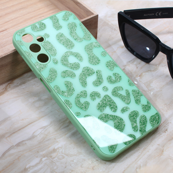 Maska za Samsung Galaxy A24 4G Shiny glass svetlo zelena - 212288