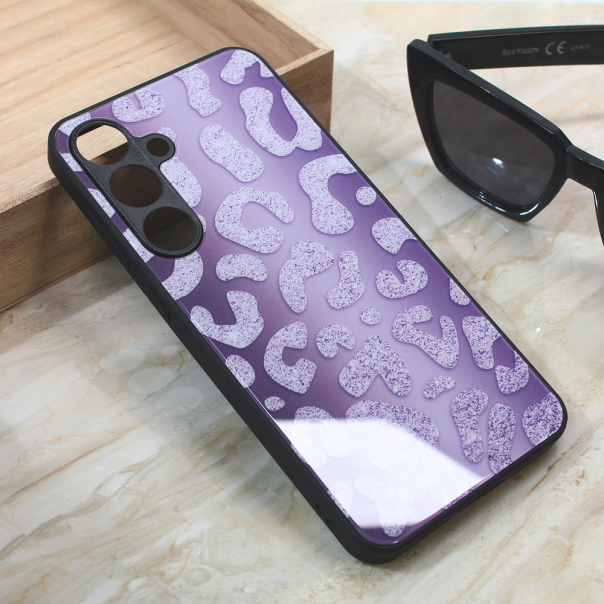 Maska za Samsung Galaxy S24 Plus Shiny glass ljubičasta - 212311-1