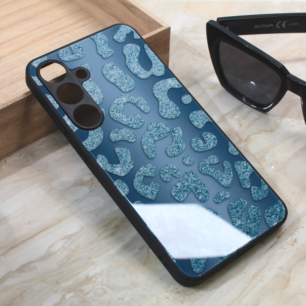 Maska za Samsung Galaxy S24 Plus Shiny glass plava - 212316