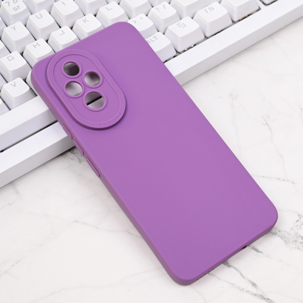 Torbica Silikon Pro Camera za Honor 200 ljubicasta - 218238