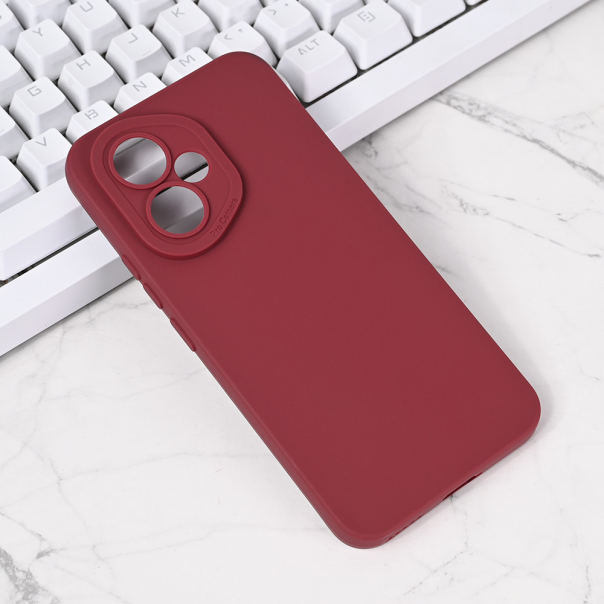 Maska za Honor 400 Silikon Pro Camera bordo - 222710