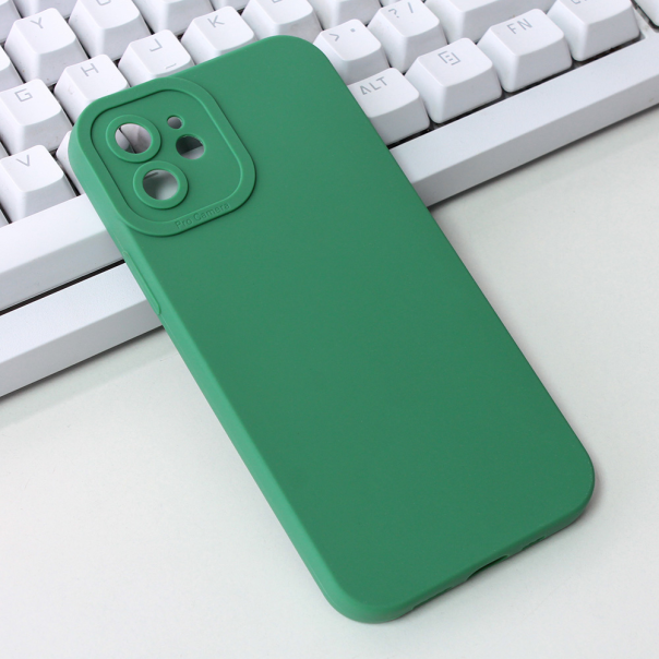 Torbica Silikon Pro Camera za iPhone 12 6.1 zelena - 207643