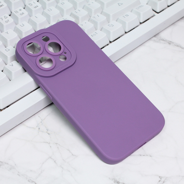 Maska za iPhone 14 Pro 6.1 Silikon Pro Camera ljubičasta - 206005