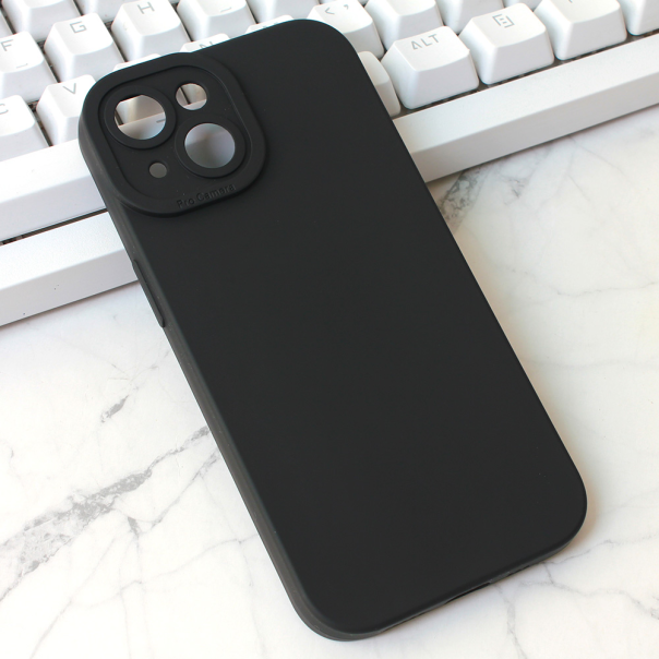Maska za iPhone 15 6.1 Silikon Pro Camera crna - 209863