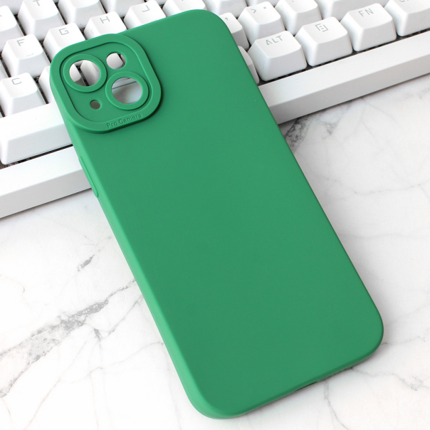 Maska za iPhone 15 Plus 6.7 Silikon Pro Camera tamno zelena - 209870