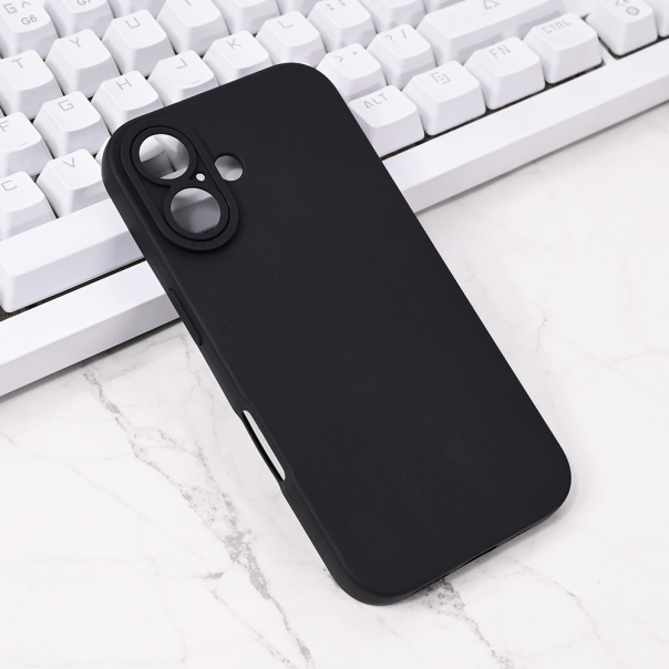 Torbica Silikon Pro Camera za iPhone 16 6.1 crna - 217100