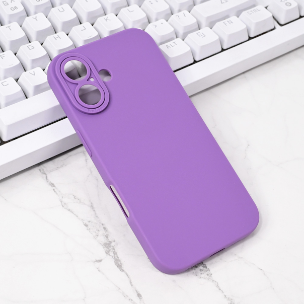 Torbica Silikon Pro Camera za iPhone 16 6.1 ljubicasta - 217101