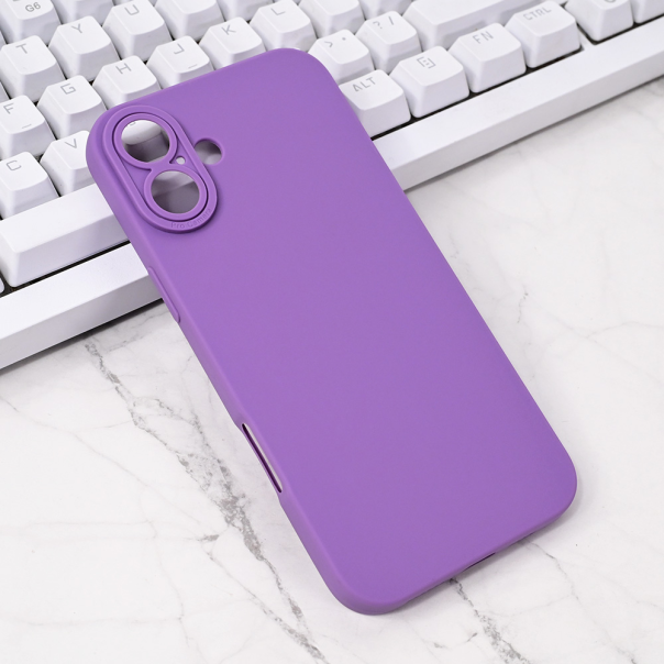 Torbica Silikon Pro Camera za iPhone 16 Plus 6.7 ljubicasta - 217089