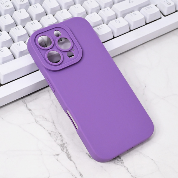 Torbica Silikon Pro Camera za iPhone 16 Pro 6.3 ljubicasta - 217093