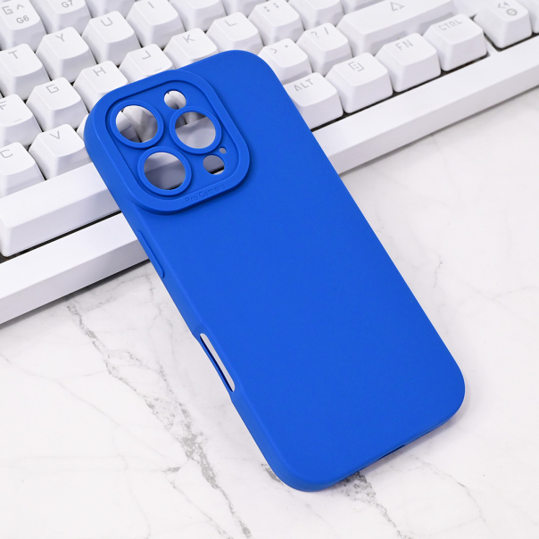 Torbica Silikon Pro Camera za iPhone 16 Pro 6.3 tamno plava - 217094