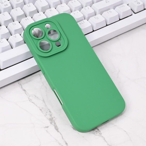 Torbica Silikon Pro Camera za iPhone 16 Pro 6.3 tamno zelena - 217095