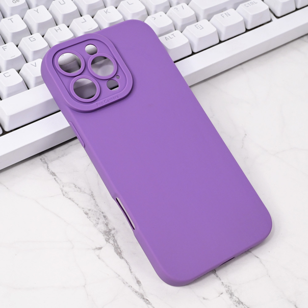 Torbica Silikon Pro Camera za iPhone 16 Pro Max 6.9 ljubicasta - 217097