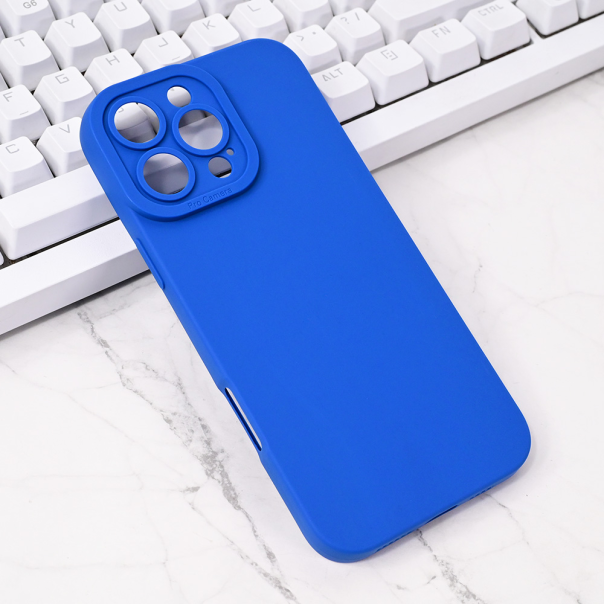Torbica Silikon Pro Camera za iPhone 16 Pro Max 6.9 tamno plava - 217098
