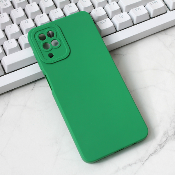 Maska za Samsung Galaxy A12 Silikon Pro Camera zelena - 212744