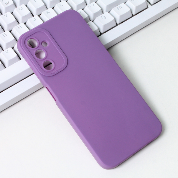 Torbica Silikon Pro Camera za Samsung A145R/A146B Galaxy A14 4G/5G ljubicasta - 207585-1