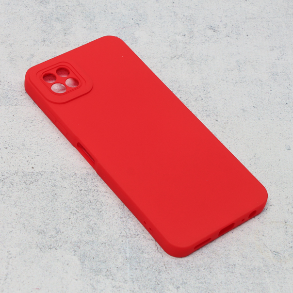 Maska za Samsung Galaxy A22 5G Silikon Pro Camera crvena - 201580