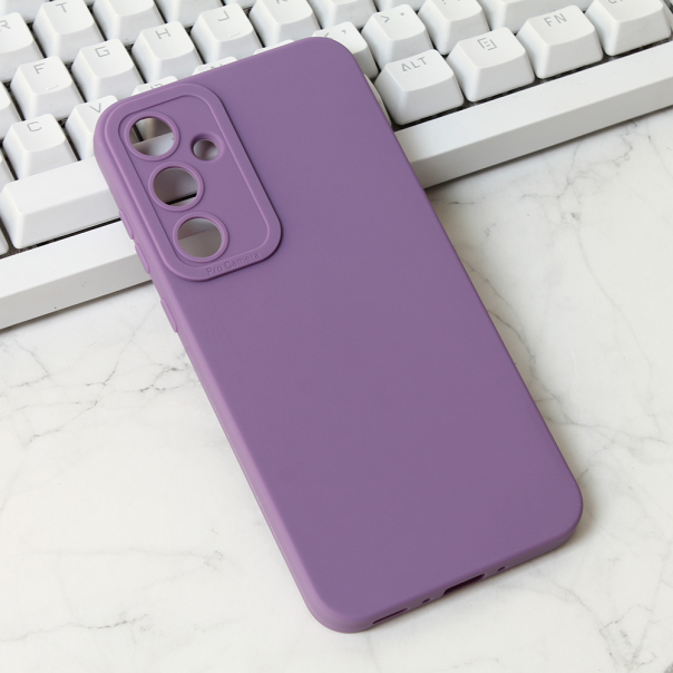 Maska za Samsung Galaxy A35 5G Silikon Pro Camera ljubičasta - 212686