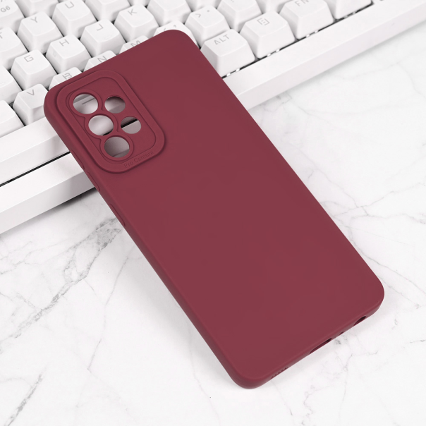 Torbica Silikon Pro Camera za Samsung A525F/A526B/A528B Galaxy A52 4G/A52 5G/A52s 5G bordo - 219866