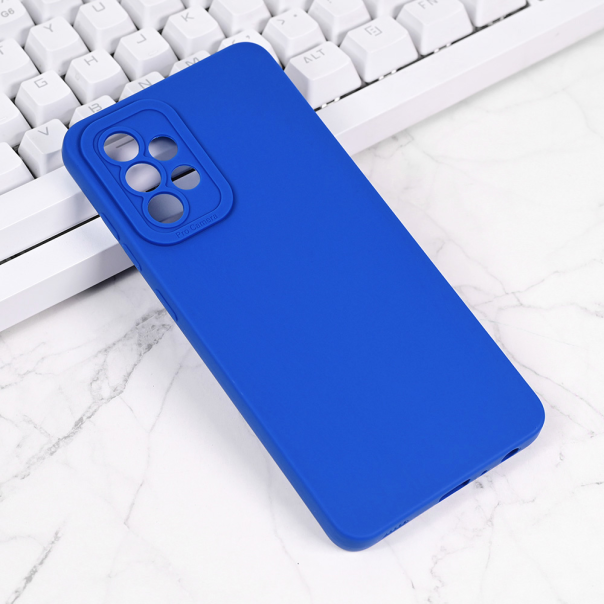 Torbica Silikon Pro Camera za Samsung A525F/A526B/A528B Galaxy A52 4G/A52 5G/A52s 5G plava - 218332-1