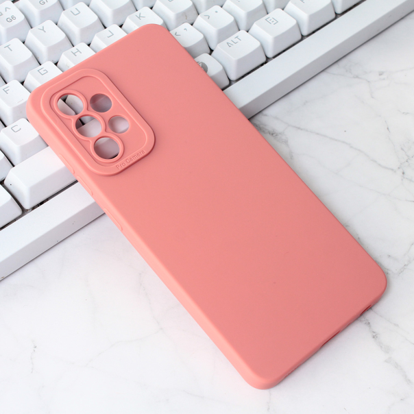 Torbica Silikon Pro Camera za Samsung A525F/A526B/A528B Galaxy A52 4G/A52 5G/A52s 5G roze - 206454-1