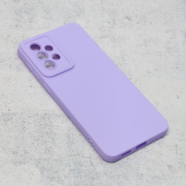 Maska za Samsung Galaxy A53 5G Silikon Pro Camera ljubičasta - 201597