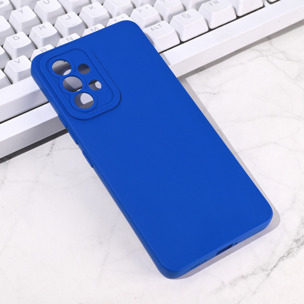 Maska za Samsung Galaxy A53 5G Silikon Pro Camera plava - 217049